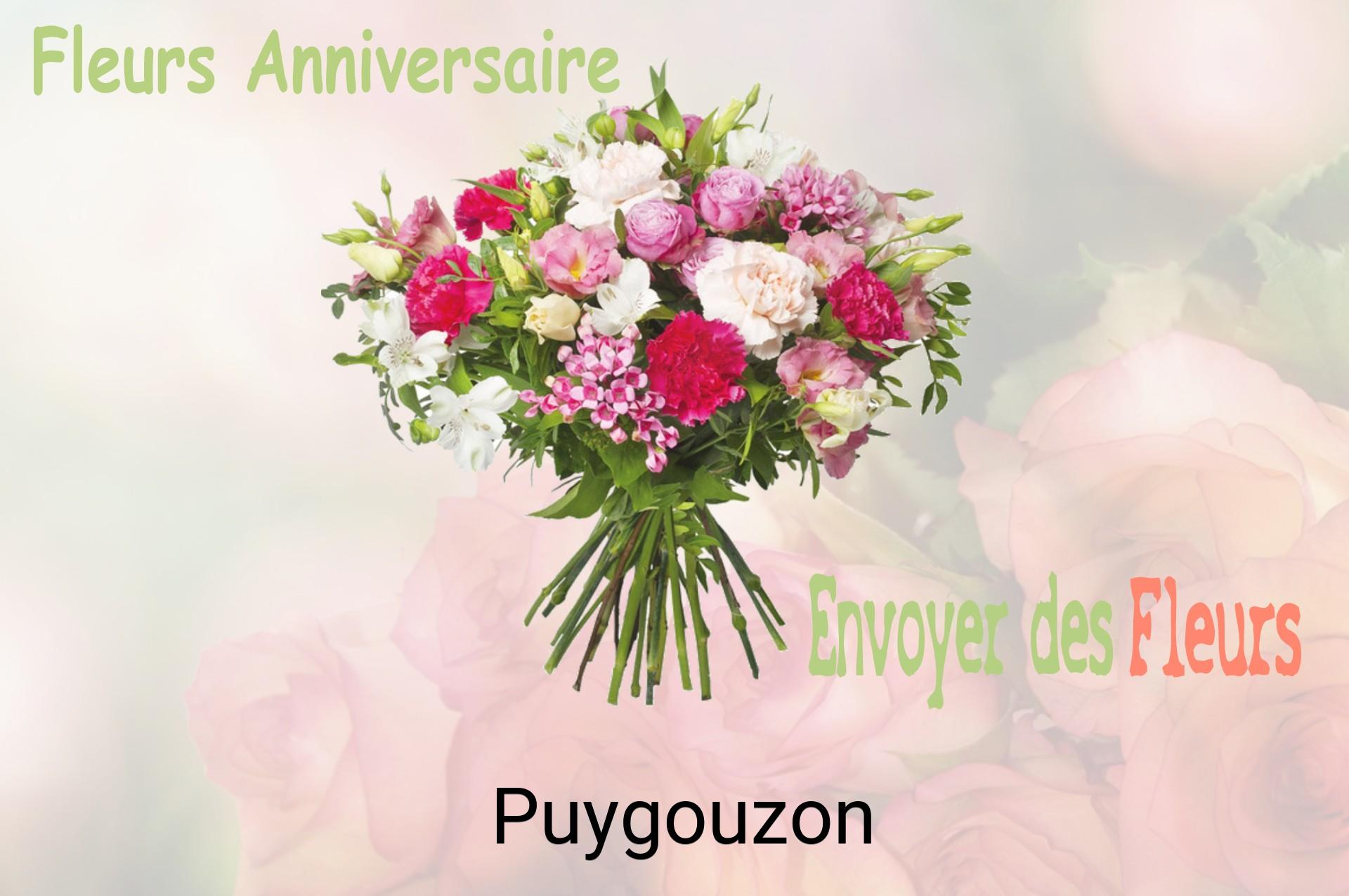Bouquet de fleurs d’anniversaire livré à Puygouzon